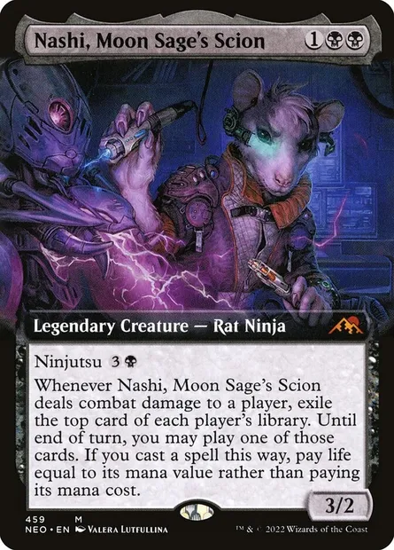 Nashi, Moon Sage's Scion, Magic card NEO 459 — Kamigawa: Neon Dynasty set