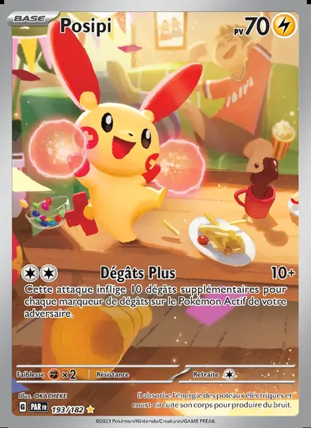 Posipi, carte Pokémon PAR 193 — extension Faille Paradoxe