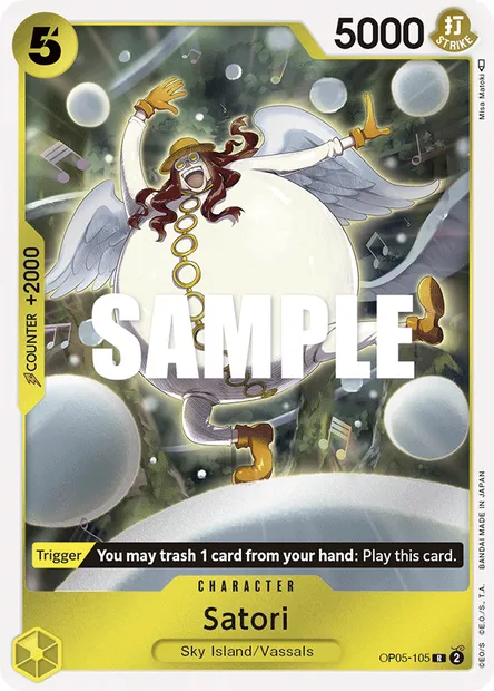 Satori, carte One Piece OP05-105 — extension AWAKENING OF THE NEW ERA
