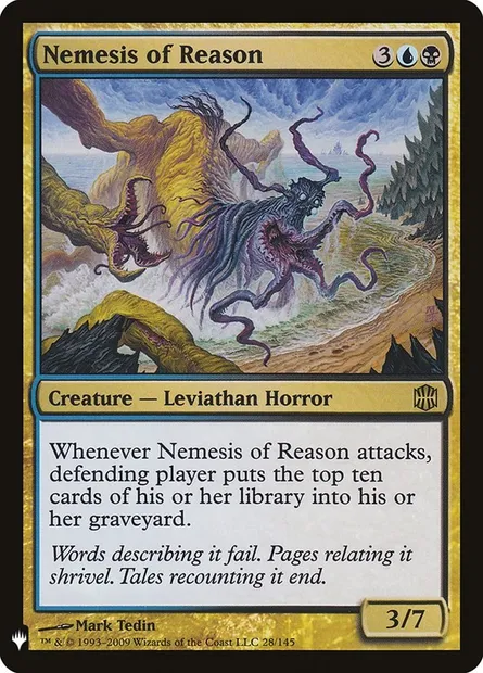 Nemesis of Reason, Magic card PLST ARB-28 — The List set