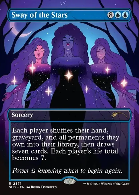 Sway of the Stars, Magic card SLD 2871 — Secret Lair Drop set