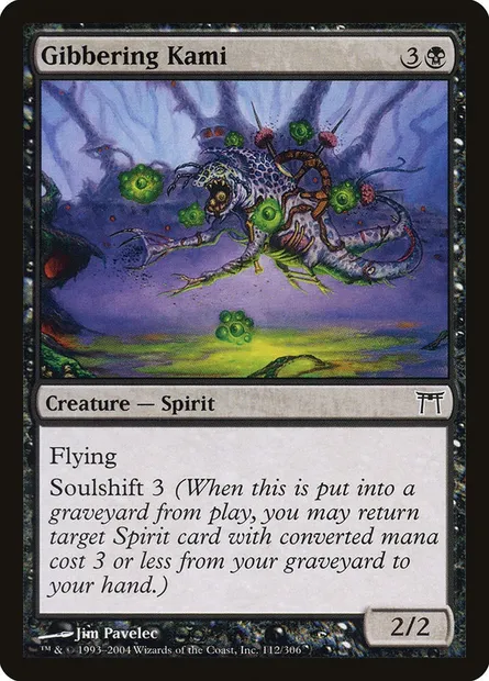 Kami ricanant, carte Magic CHK 112 — extension Guerriers de Kamigawa