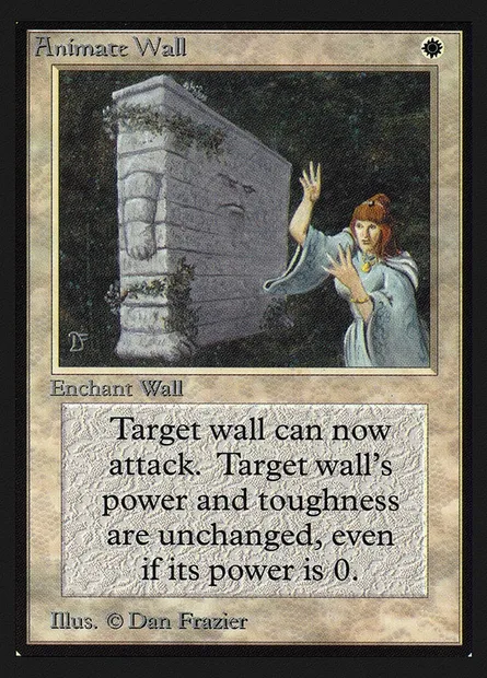 Animation de mur, carte Magic CEI 1 — extension Intl. Collectors' Edition