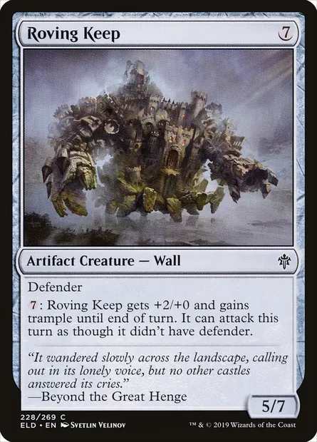 Roving Keep, Magic card ELD 228 — Throne of Eldraine set