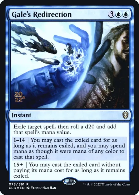 Gale's Redirection, Magic card PCLB 73s — Battle for Baldur's Gate Promos set