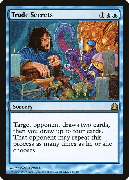 Trade Secrets, Magic card CMD 64 — Commander 2011 set