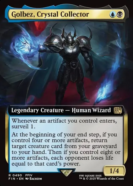 Golbez, Crystal Collector, Magic card FIN 490 — Final Fantasy set