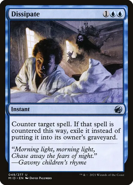 Dissipate, Magic card MID 49 — Innistrad: Midnight Hunt set