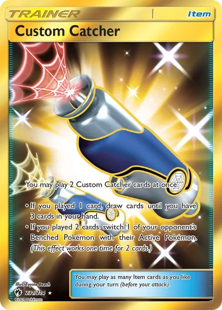 Custom Catcher, Pokémon card LOT 231 — Lost Thunder set
