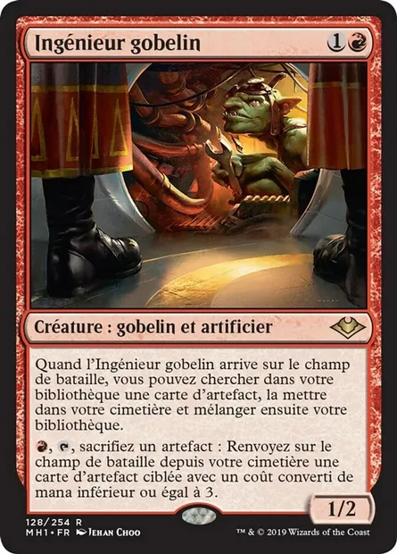 Ingénieur gobelin, carte Magic MH1 128 — extension Horizons du Modern