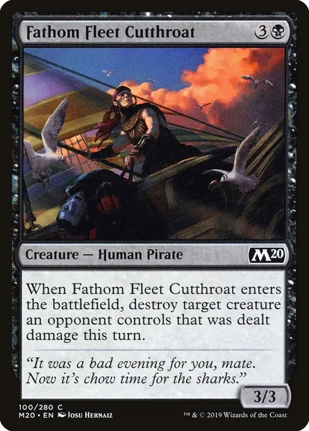Fathom Fleet Cutthroat, Magic card M20 100 — Core Set 2020 set