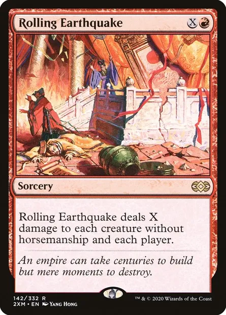 Rolling Earthquake, Magic card 2XM 142 — Double Masters set