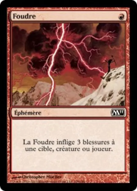 Foudre, carte Magic M11 149 — extension Magic 2011