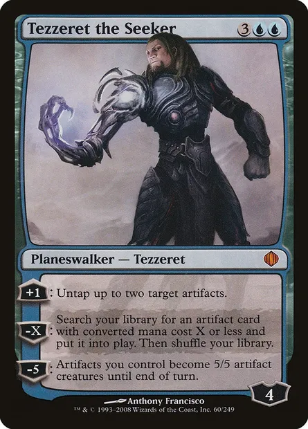 Tezzeret the Seeker, Magic card ALA 60 — Shards of Alara set