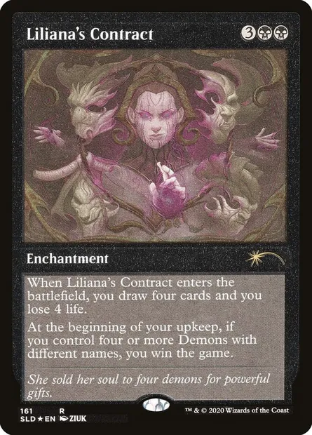 Liliana's Contract, Magic card SLD 161★ — Secret Lair Drop set