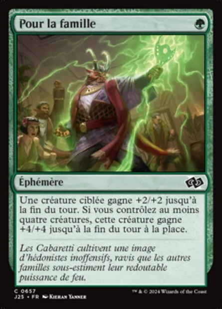 Pour la famille, carte Magic J25 657 — extension Foundations Jumpstart