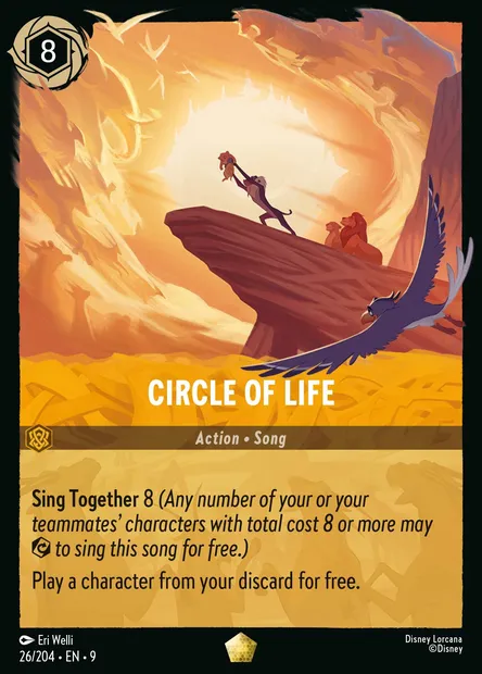Circle of Life, Disney Lorcana card CH9-026 — Fabled set