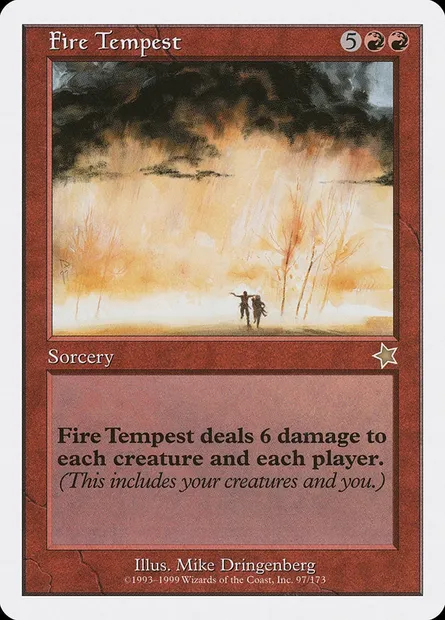 Fire Tempest, Magic card S99 97 — Starter 1999 set