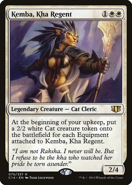 Kemba, Kha Regent, Magic card C14 75 — Commander 2014 set