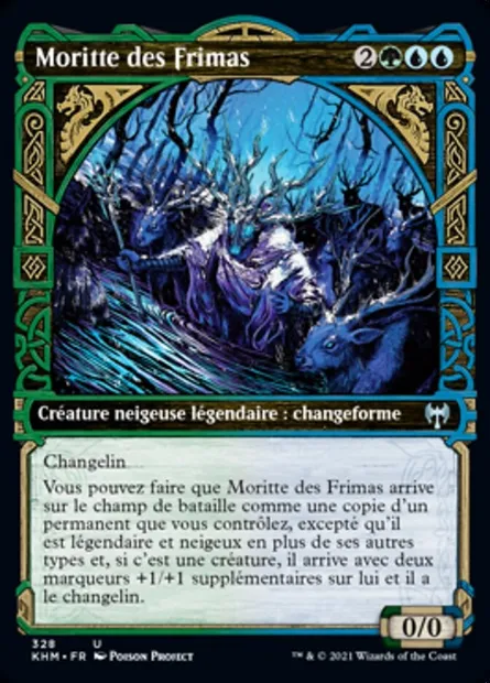 Moritte des Frimas, carte Magic KHM 328 — extension Kaldheim