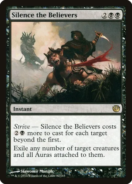 Silence the Believers, Magic card JOU 82 — Journey into Nyx set