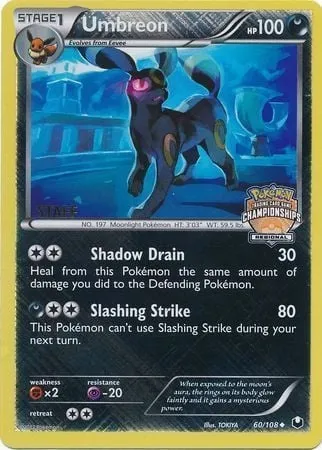 Noctali, carte Pokémon LGP 060-2 — extension League Promos