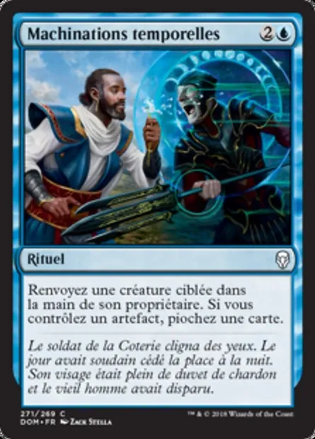 Machinations temporelles, carte Magic DOM 271 — extension Dominaria