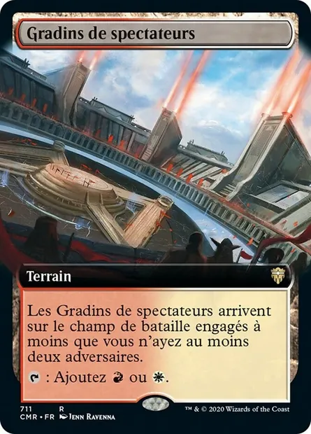 Gradins de spectateurs, carte Magic CMR 711 — extension Commander Legends