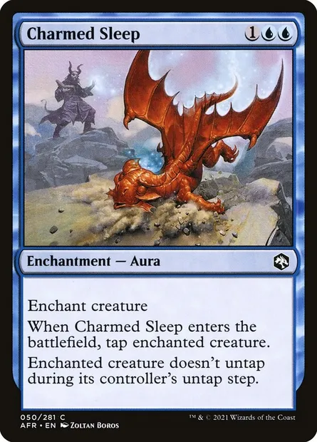 Charmed Sleep, Magic card AFR 50 — Adventures in the Forgotten Realms set