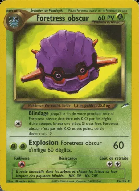 Foretress obscur, carte Pokémon NDE 35 — extension Neo Destiny
