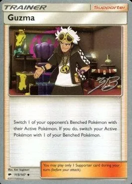 Guzma, Pokémon card WCD17 115-4 — World Championship Decks 2017 set