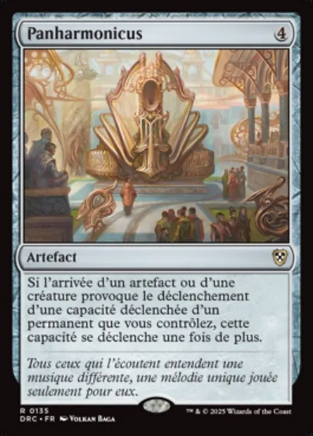 Panharmonicus, carte Magic DRC 135 — extension Aetherdrift Commander