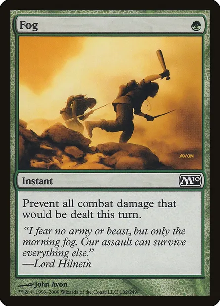 Fog, Magic card M10 182 — Magic 2010 set