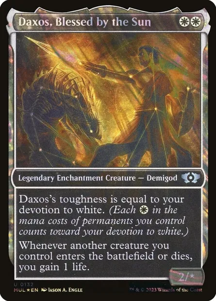 Daxos, Blessed by the Sun, Magic card MUL 132 — Multiverse Legends set