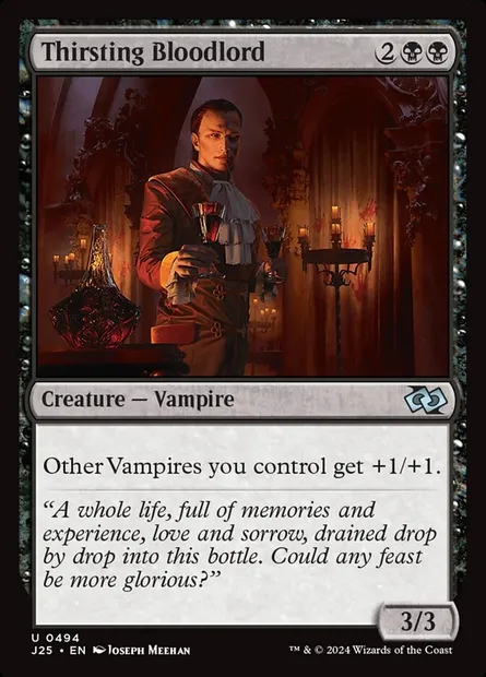 Thirsting Bloodlord, Magic card J25 494 — Foundations Jumpstart set