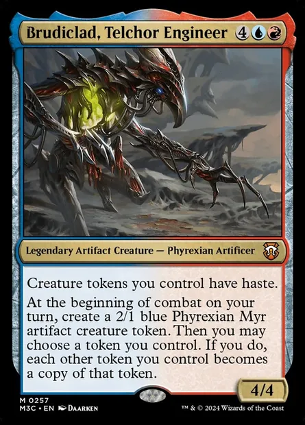 Brudiclad, Telchor Engineer, Magic card M3C 257 — Modern Horizons 3 Commander set