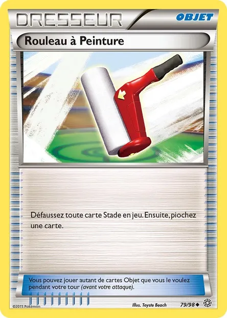 Rouleau à Peinture, carte Pokémon AOR 79 — extension Origines Antiques