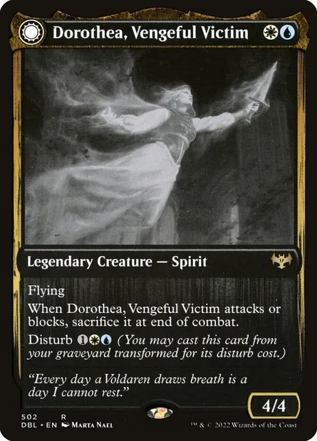 Dorothea, Vengeful Victim // Dorothea's Retribution, Magic card DBL 502 — Innistrad: Double Feature set