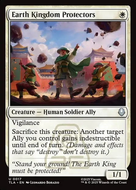 Earth Kingdom Protectors, Magic card TLA 17 — Avatar: The Last Airbender set