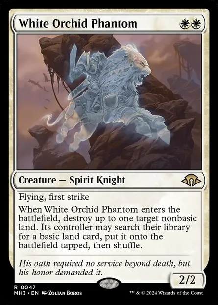 White Orchid Phantom, Magic card MH3 47 — Modern Horizons 3 set