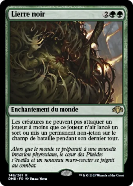 Lierre noir, carte Magic DMR 149 — extension Dominaria Remastered