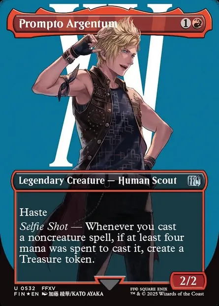Prompto Argentum, Magic card FIN 532 — Final Fantasy set