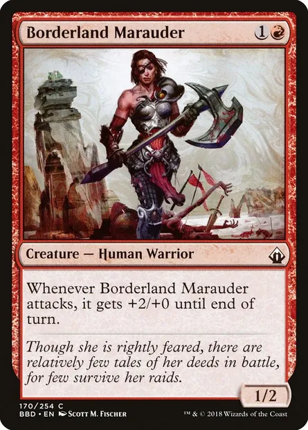 Borderland Marauder, Magic card BBD 170 — Battlebond set