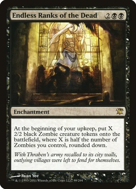 Endless Ranks of the Dead, Magic card ISD 99 — Innistrad set