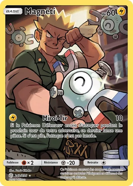 Magnéti, carte Pokémon CEC 242 — extension Éclipse Cosmique