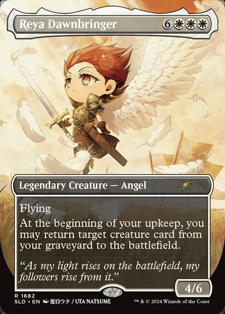 Reya Dawnbringer, Magic card SLD 1682 — Secret Lair Drop set