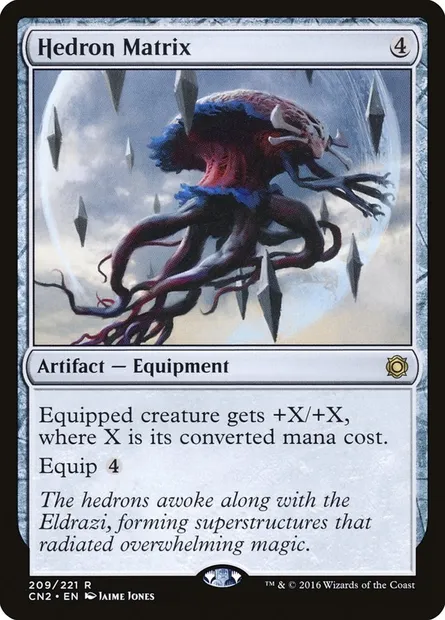Matrice à hèdrons, carte Magic CN2 209 — extension Conspiracy: Take the Crown