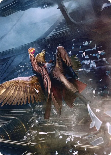 Skyway Robber // Skyway Robber, carte Magic ASNC 55 — extension New Capenna Art Series