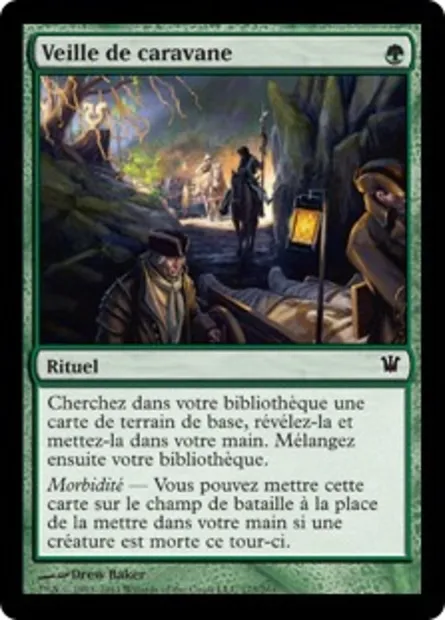 Veille de caravane, carte Magic ISD 173 — extension Innistrad