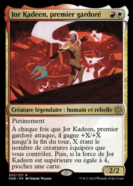 Jor Kadeen, premier gardoré, carte Magic ONE 203 — extension Tous Phyrexians